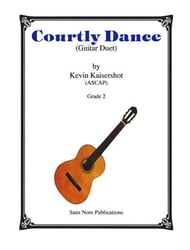 cover Courtly Dance Guitar and Fretted sheet music cover
